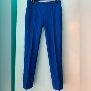 Elie Tahari Blue Cropped Dress Pants, size 4 (matching blazer available)